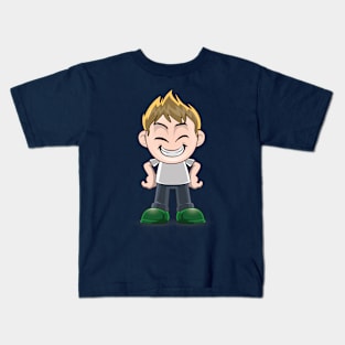 happy cute boy Kids T-Shirt